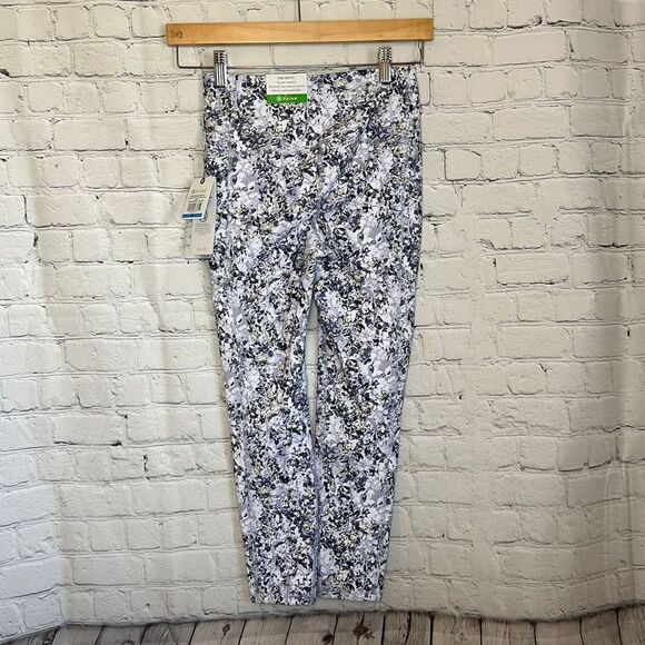 Gaiam Women’s Om Highrise Yoga Capri size xs New with tags Cell Pocket - Picture 7 of 7